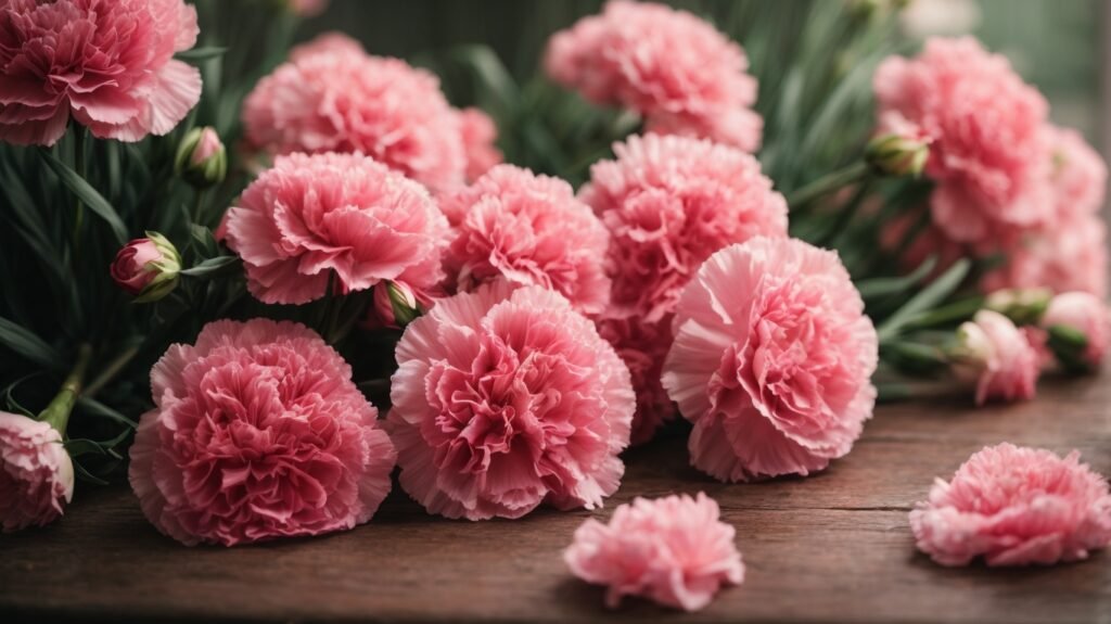 Pink Carnation Flowers